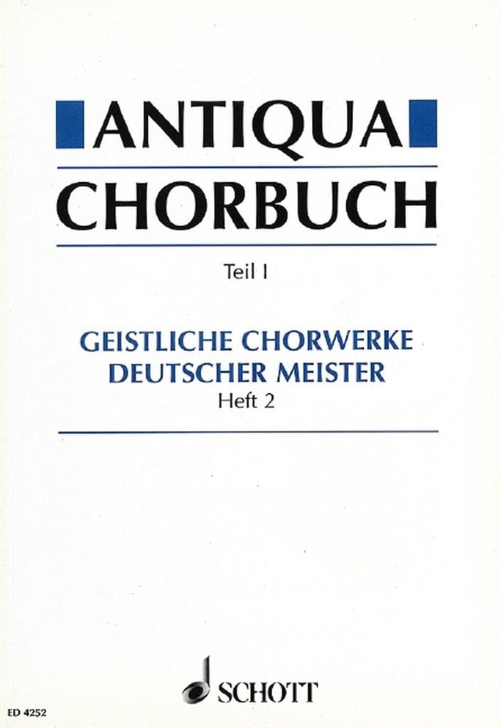 Antiqua-Chorbuch Teil I / Heft 2